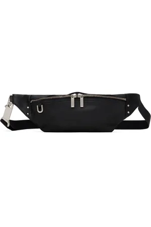 Rick Owens Black Porterville Geo Bumbag Pouch