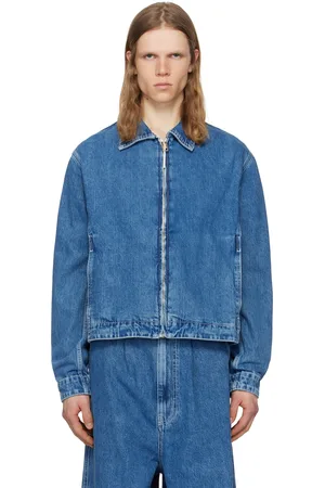 SUNNEI Blue Denim Bomber Jacket