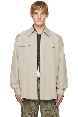 OUR LEGACY Beige Frontier Shirt
