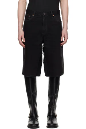 PROTOTYPES Black New Denim Shorts