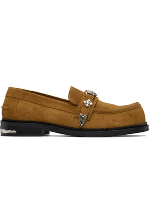 TOGA VIRILIS SSENSE Exclusive Tan Suede Loafers