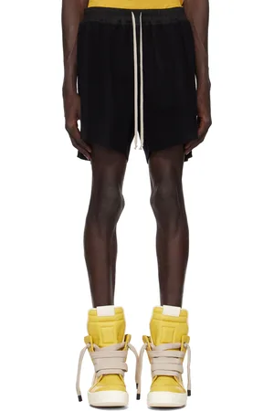 Rick Owens Black Porterville Long Boxers Shorts
