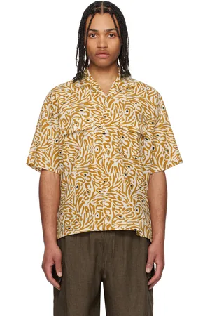 Kaptain Sunshine Yellow Open Collared S/S Shirt