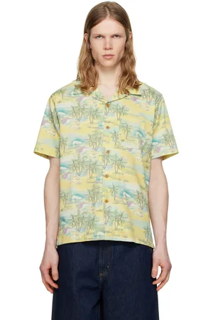 Nudie Jeans Yellow Arvid Pearls Shirt