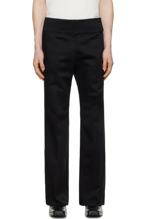 Courrèges Black Belted Bootcut Trousers