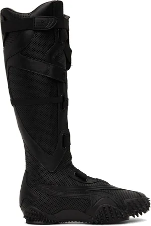 PUMA Black Mostro Leather Tall Boots