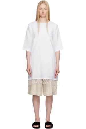 MARIA MCMANUS T-shirt Cocoon Macrame Minidress