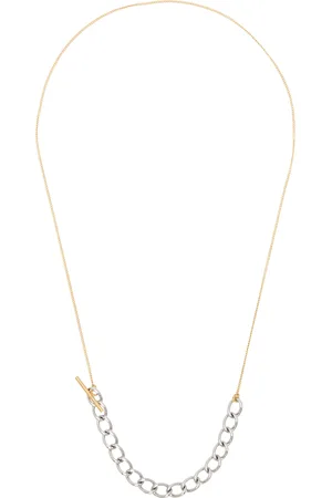 DRIES VAN NOTEN Gold & Silver Contrast Chain Necklace