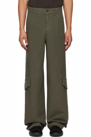DRIES VAN NOTEN Gray Loose-Fit Cargo pants