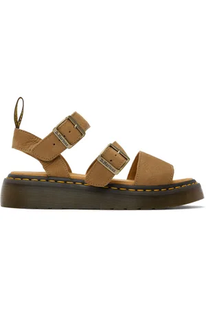 Dr. Martens Tan Gryphon Quad Sandals
