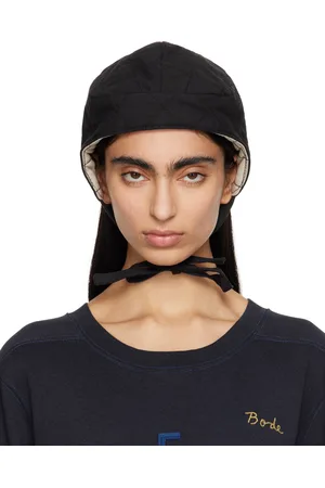 BODE Black Bloomstein Quilted Cap