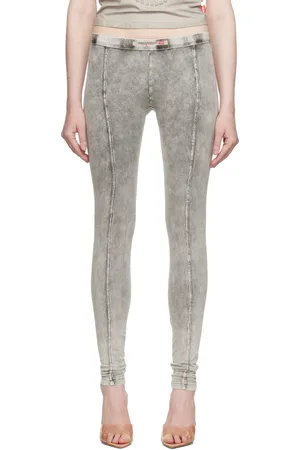 Diesel Gray Athena-Dnm Leggings