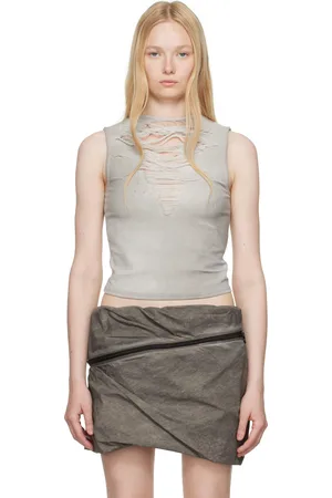 Diesel Gray T-Yasmina Tank Top