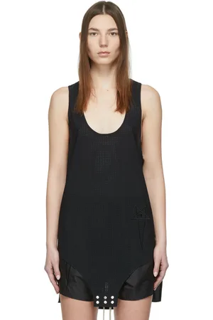 Rick Owens Black Champion Edition Basketball Tank Top