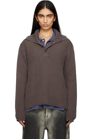 OUR LEGACY Gray Navigator Polo
