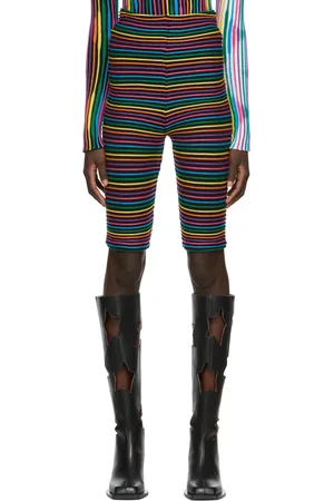 Andrej Gronau SSENSE Exclusive Multicolor Stripe Bike Shorts