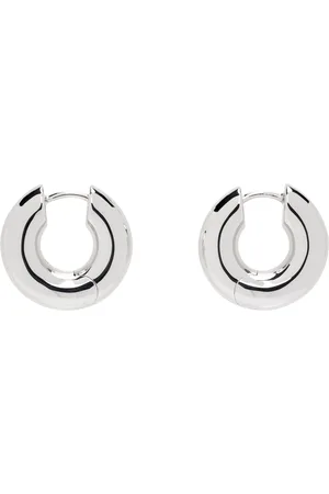 TOM WOOD Silver Chunky Hoops Small Earrings