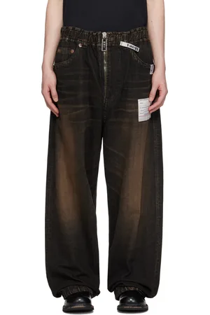 Maison Mihara Yasuhiro Amateur Sewn Like Wide Denim Jeans