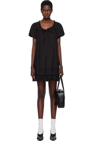 DUNST Puff Shirring Minidress