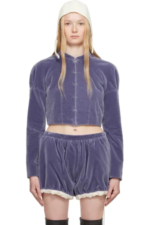 Colleen Allen Purple Velvet Bodice Jacket