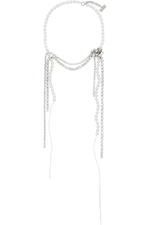 Maison Margiela White & Silver Object Trouve Necklace