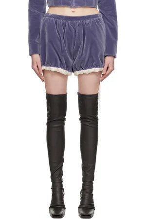 Colleen Allen Purple Velvet Mini Bloomers