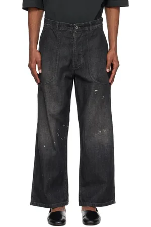 Maison Margiela Black Distressed Jeans