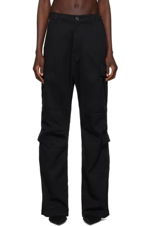 Balenciaga Black Regular Fit Cargo Pants
