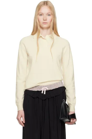 Maison Margiela Off-White Wool Polo