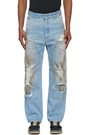 Maison Margiela Blue Distressed Jeans