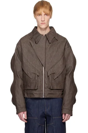 YAKU Grandad Denim Jacket