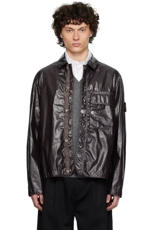 Stone Island Gray Mussola Gommata-TC Jacket
