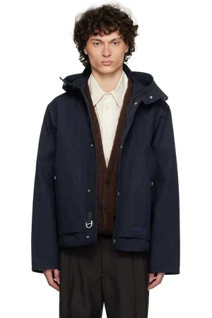 Stone Island Navy Aluminum Tela Jacket
