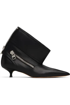 J.W.Anderson Black Biker Kitten Boots