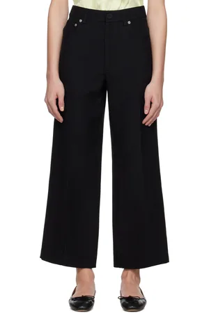J.W.Anderson Black Cropped Tailored Trousers