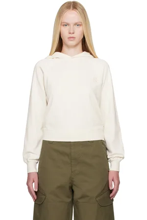 ÉTERNE Off-White Shrunken Hoodie
