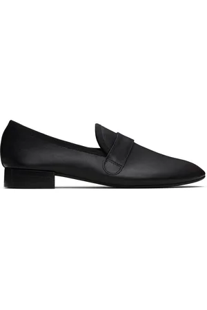 Repetto Black Michael Sole Rubber Loafers