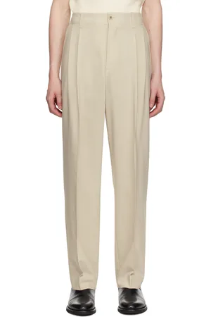 Golden Goose Beige Wool Blend Trousers