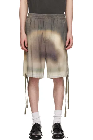 UNDERCOVER Brown & Gray UC1E4509 Shorts