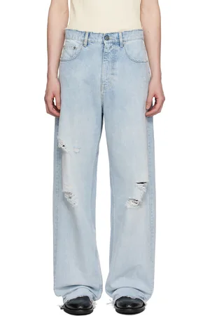 Golden Goose Blue Lived-In Effect Denim Jeans