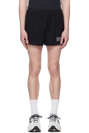 OVER OVER Black Track Shorts
