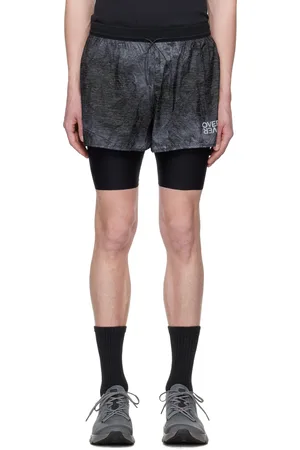 OVER OVER Gray Two Layer Shorts
