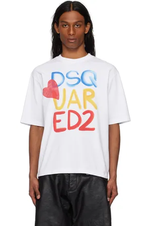 Dsquared2 Summer Lovers Loose Fit Colourful Logo T-shirt