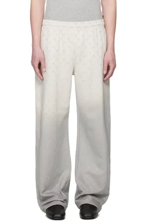 Marine Serre Gray Moon Faded Sweatpants