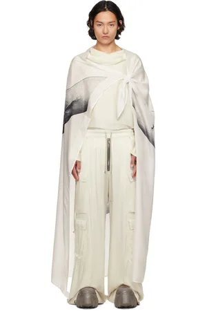 Rick Owens Off-White Hollywood Flag Scarf