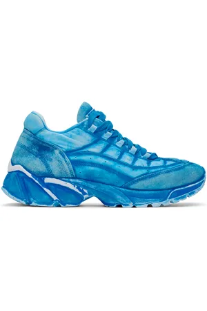 Maison Margiela Blue Distressed Sneakers