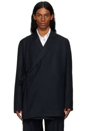 Maharishi 6057 Asymmetrical Kimono Wool Blazer