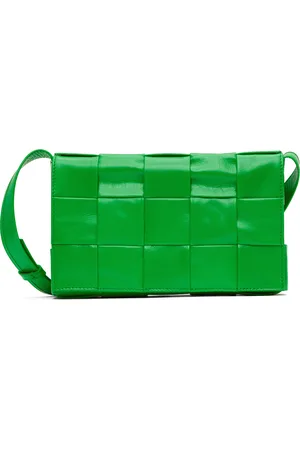 Bottega Veneta Green Cassette Messenger Bag