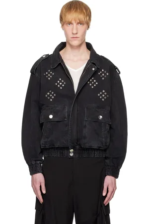 Ludovic De Saint Sernin Black Robert Denim Jacket