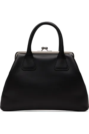 Comme des Garçons Small Leather Kiss Clasp Bag